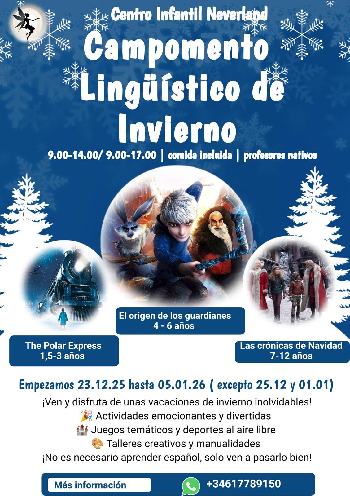 Campamento Lingüístico de Invierno Neverland